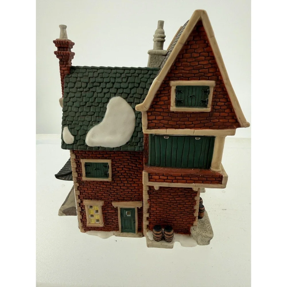 Department 56 Dickens Village The China Trader Lighted Porcelain Christmas Villa